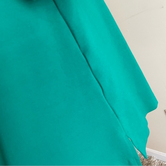 Eliza J Green Long Sleeve Shift Casual Dress - Picture 4 of 12